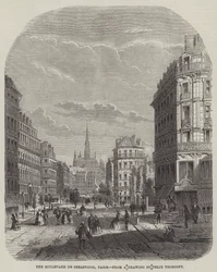 Der Boulevard de Sebastopol, Paris